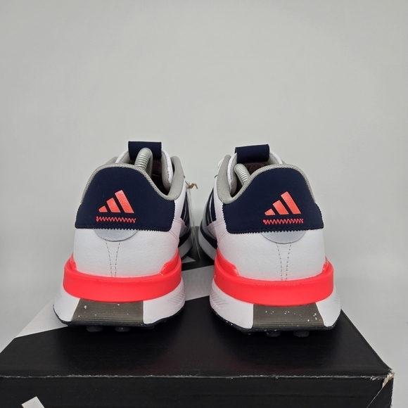 New adidas S2G 24 Leather Spikeless Golf White Navy Red Men\'s Shoes Size 11 main image 6